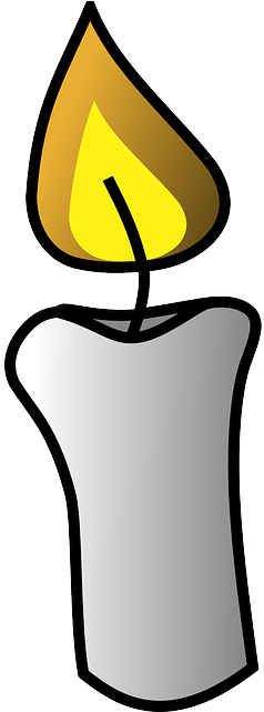 Candle - Flame - Vector - Transparent Candle Clip Art (360x720)