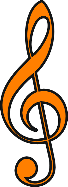 Shamrock Treble Clef (216x596)