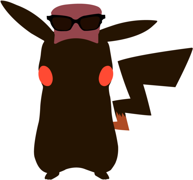 Pikachu, Calem Hat - Cartoon (894x894)