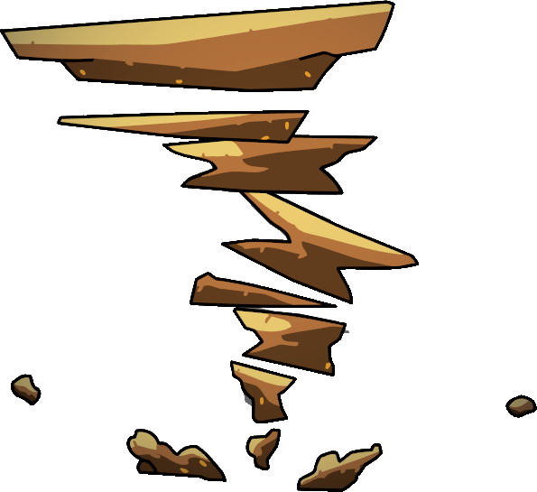 Sand Storm - Scribblenauts Fire Tornado (595x545)