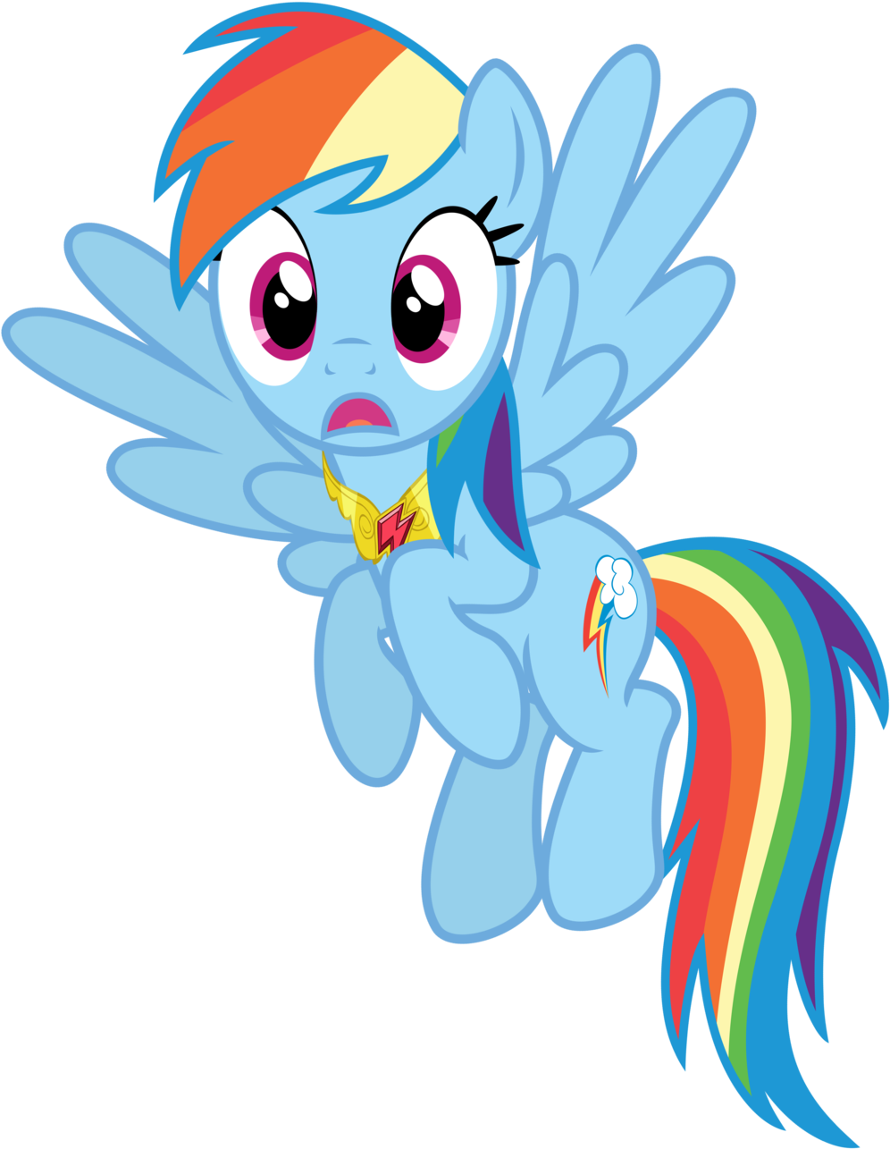 Rainbow Dash Vectors Deviantart (1024x1347)