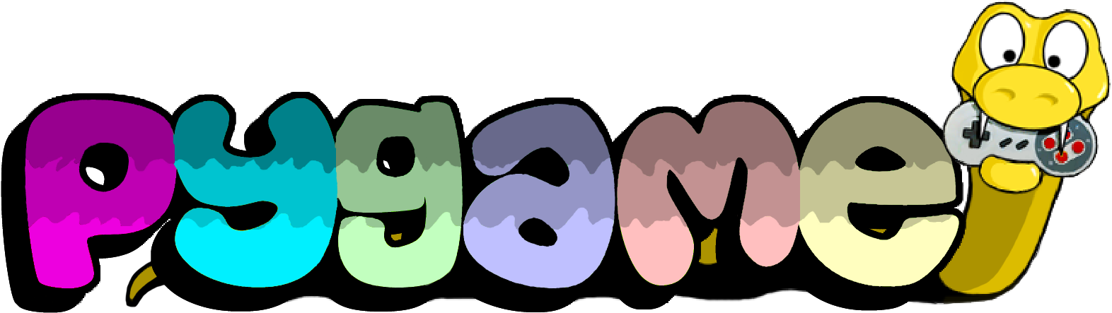 It's Work On Pygame Stuff Week - Pygame Logo (1617x640)