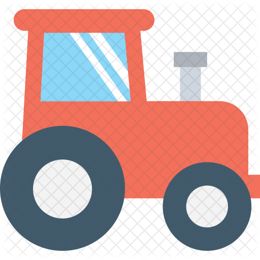 Tractor Icon - Circle (512x512)
