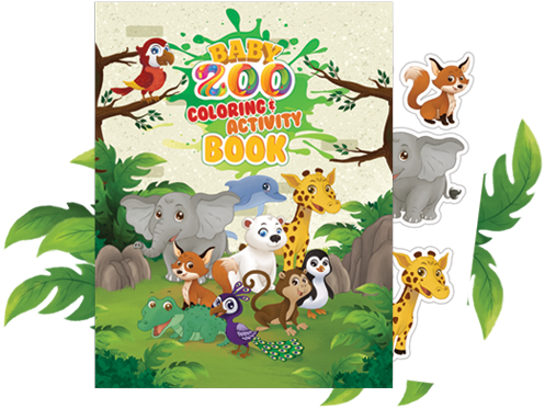 Coloring & Activity Book - Cartoon (500x400)