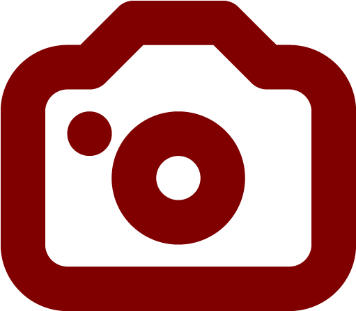 Maroon Camera 5 Icon - Camera Icon Blue (512x512)