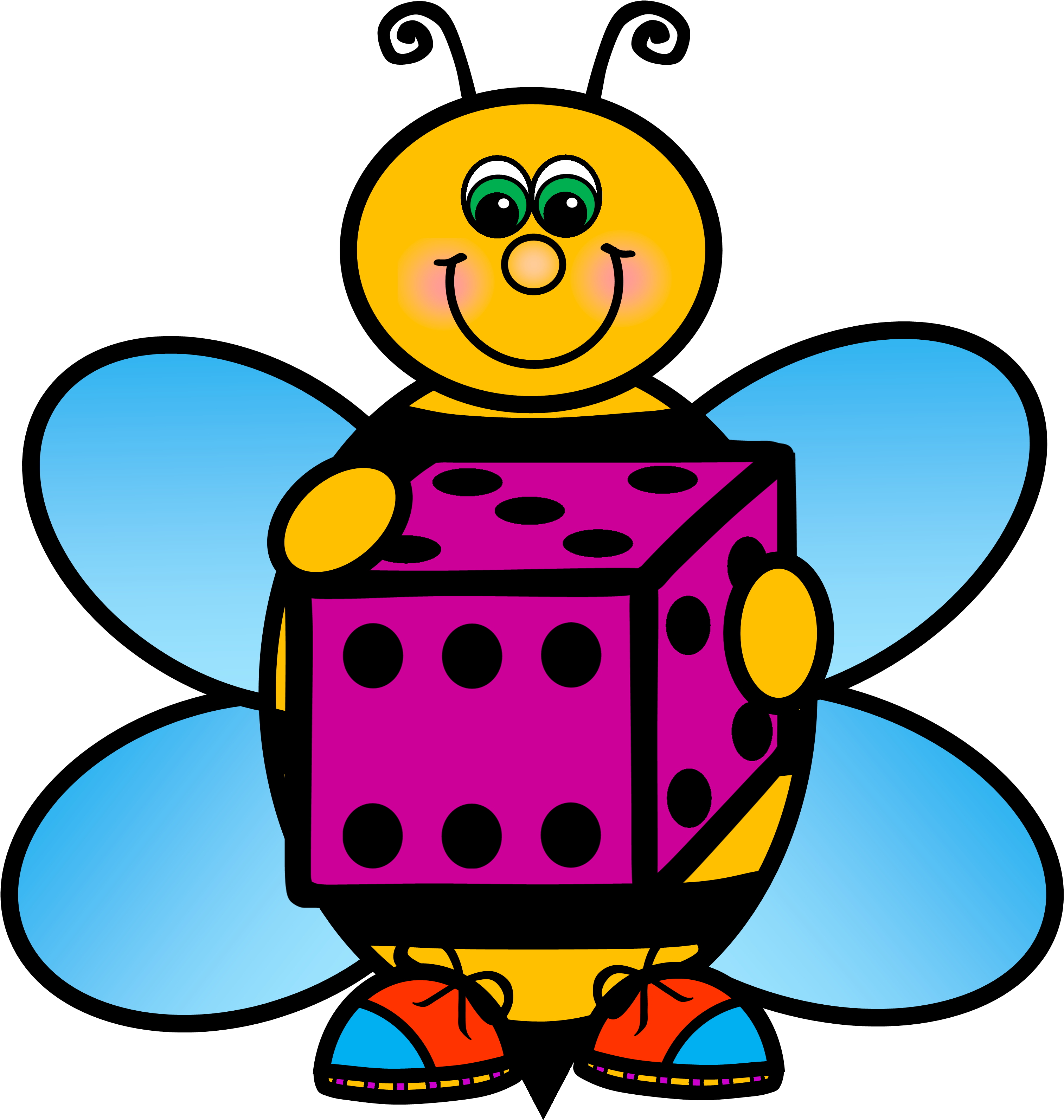 Clip Art - Bee Clip Art School (3144x3193)
