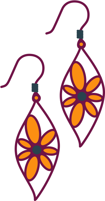 Earring Drawing Clip Art - Earring Drawing (800x800)