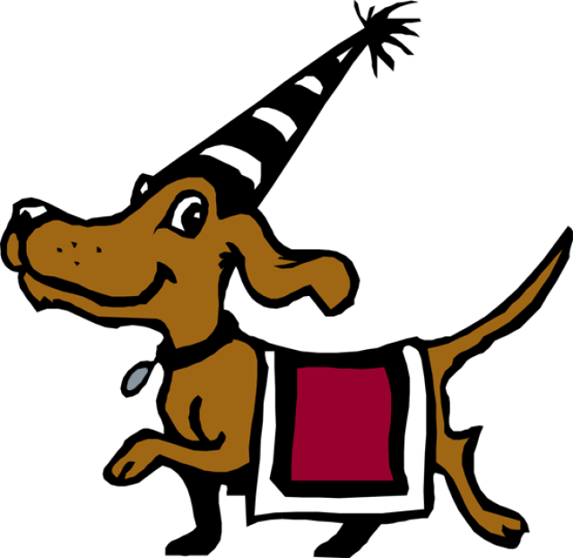 Dog Parade Clipart (639x622)