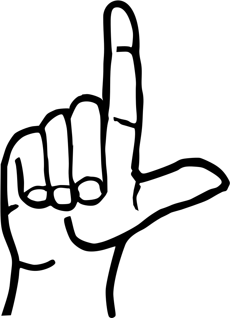 L - L In Sign Language (2000x2718)