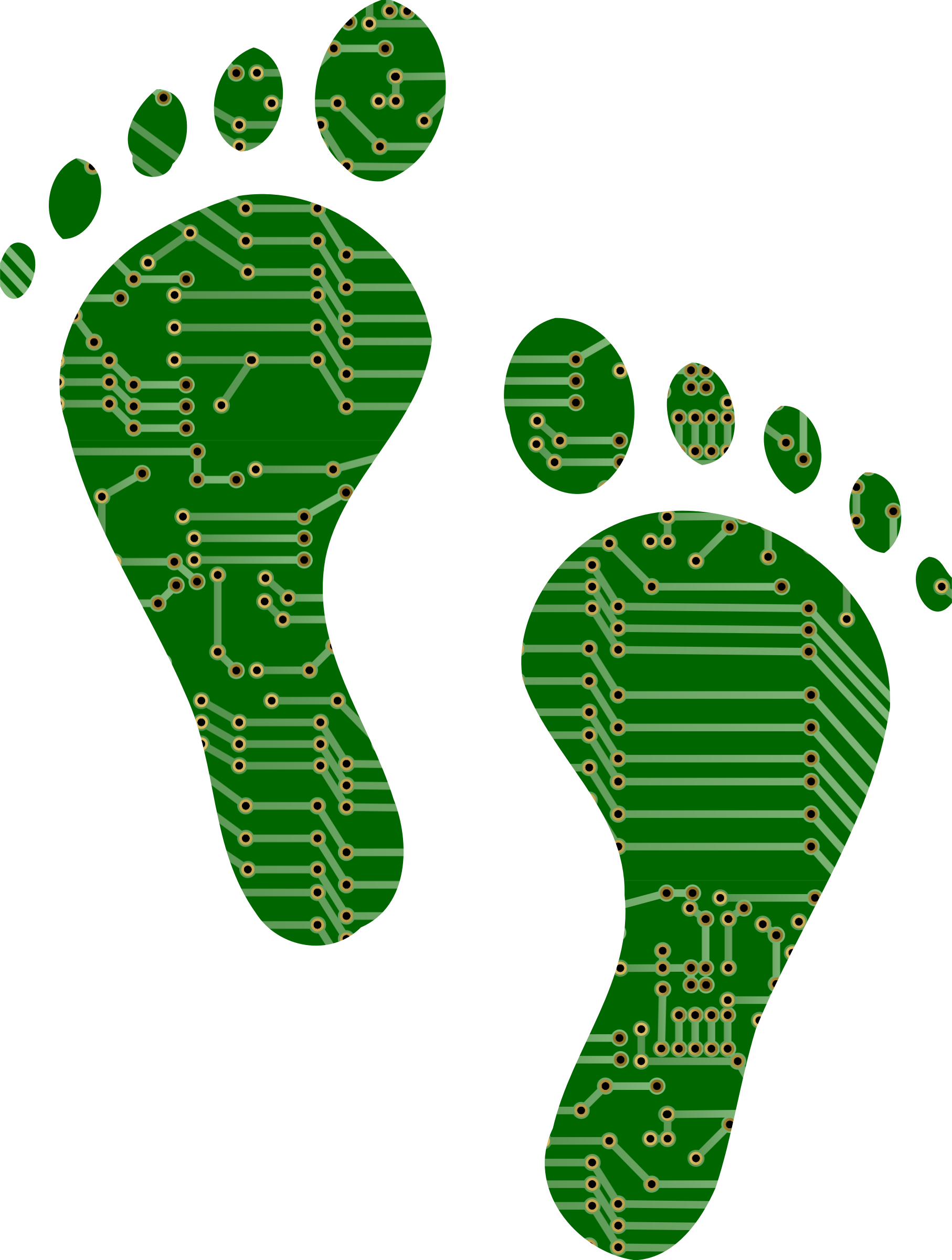 Big Image - Transparent Background Footprint Clipart (1814x2400)