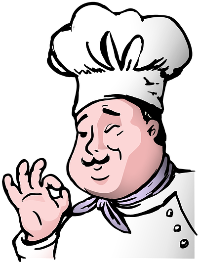 Cooking Cliparts Transparent - Chef Vector (537x720)