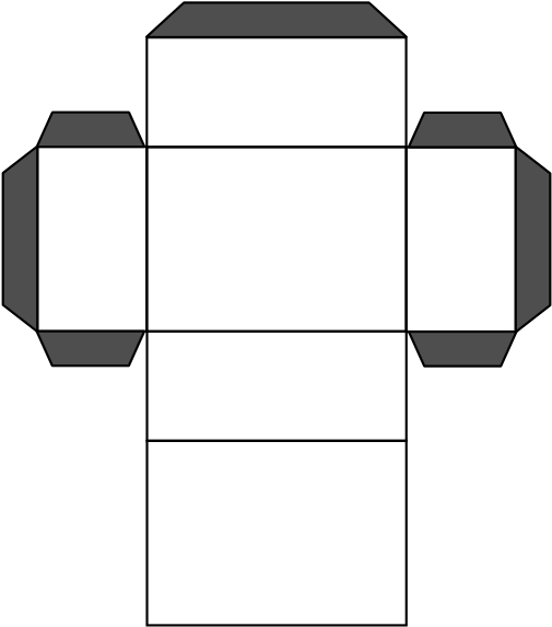 Free Cuboid Grid - Cuboid (566x800)