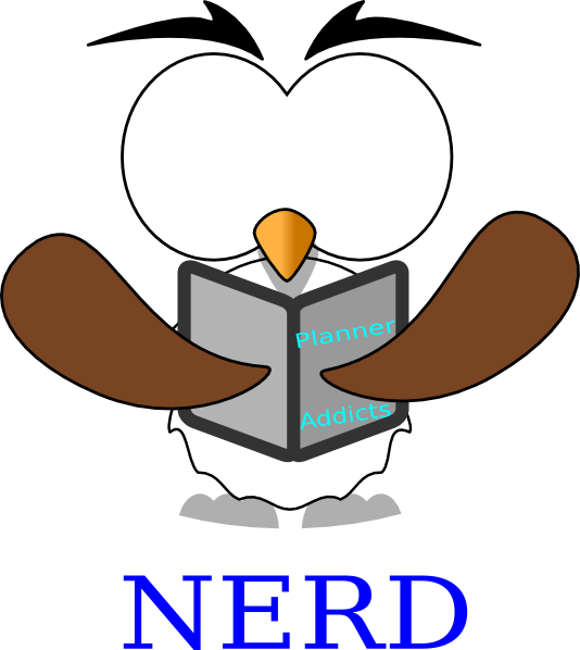 Planner Nerd Clip Art - Clip Art (534x598)