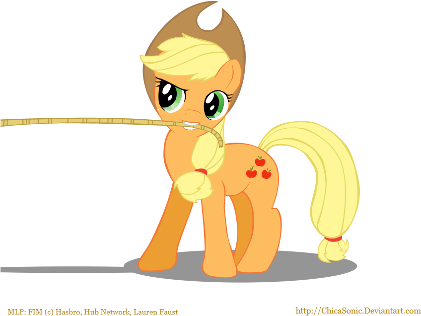 Mlp Applejack By Nolycs On Deviantart - Cartoon (858x727)