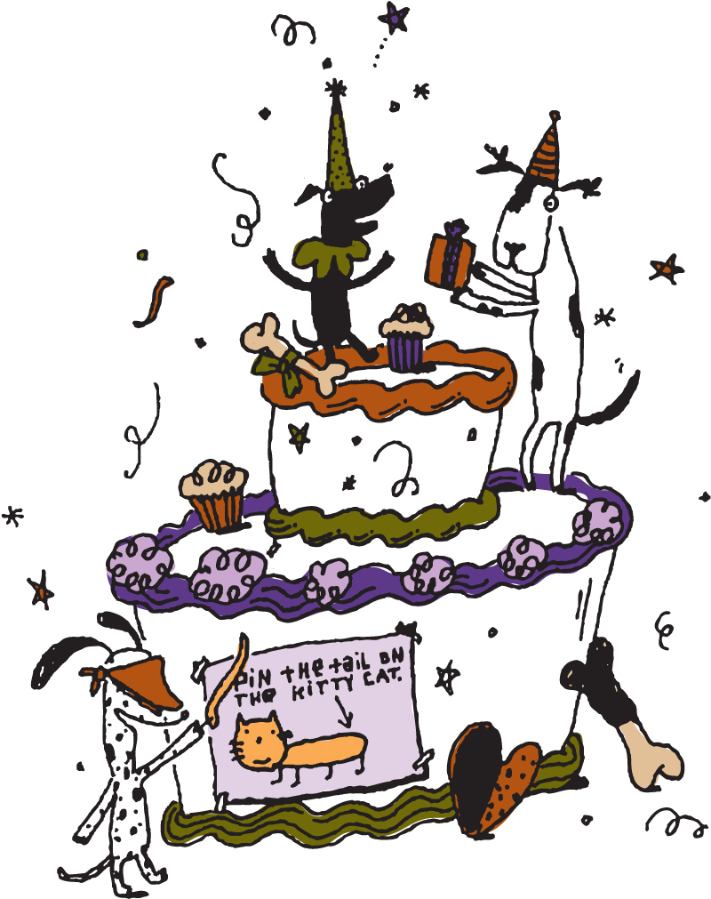 Birthday Cake - Cartoon (874x1053)