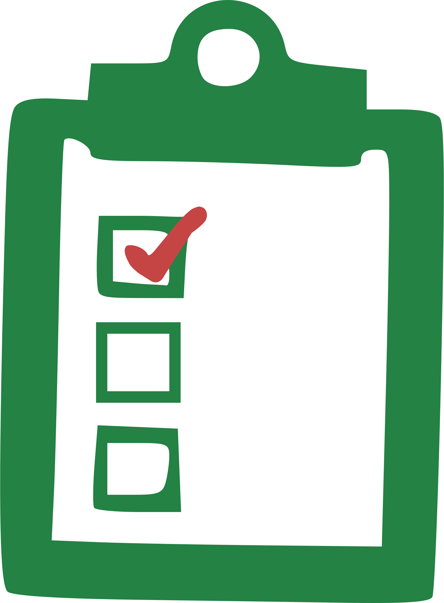 Big Image - Clip Art Checklist (1766x2400)