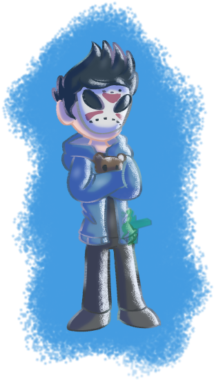 H2o Delirious - Cartoon (390x596)