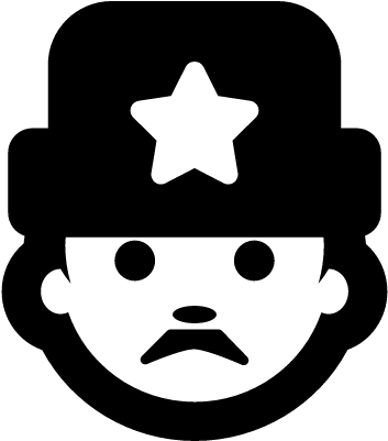 Russian Man Face Vector - Russian Man Icon (400x400)