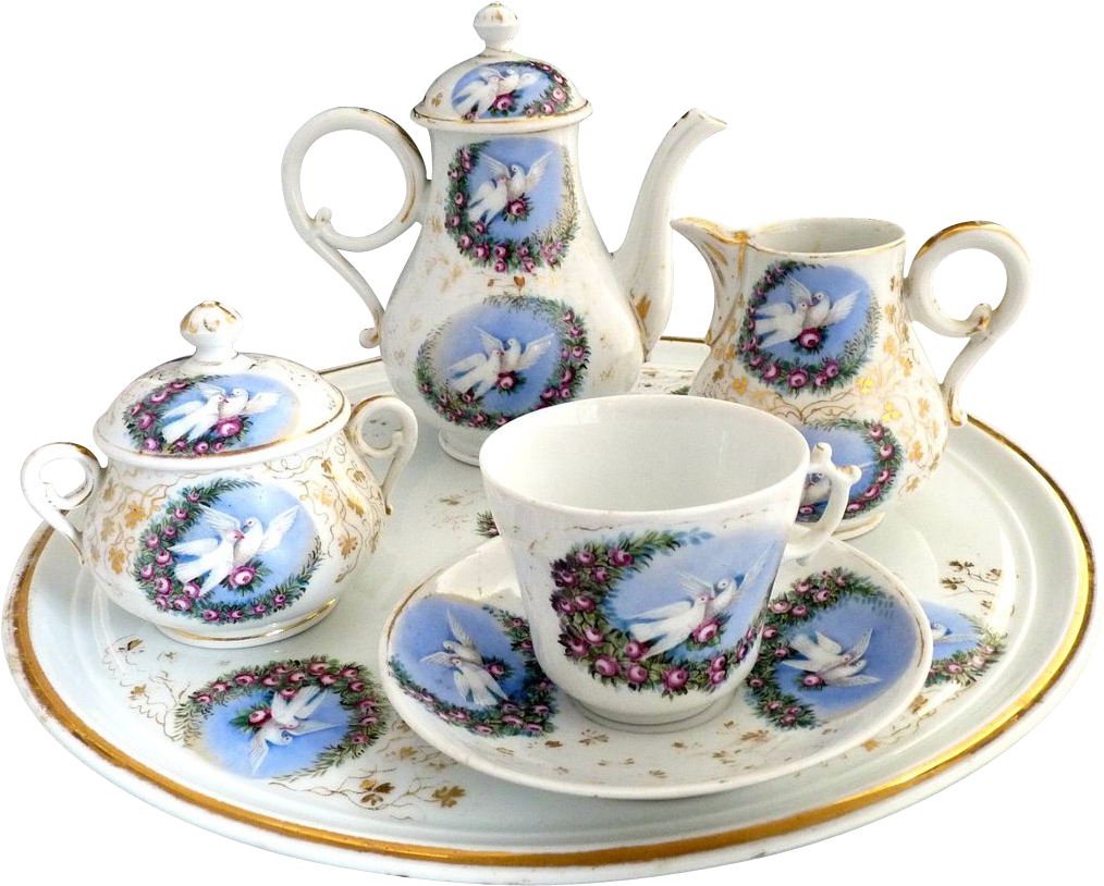 Tea Set Transparent Background (1024x1024)