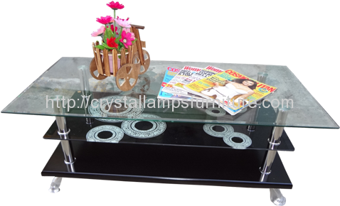 Hapi-dunkin Glass Center Table - Coffee Table (500x500)