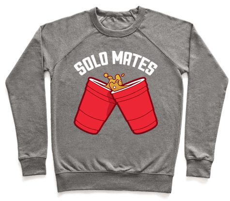 Red Solo Mates Pullover - Whippet Good Pullover: Funny Pullover From Lookhuman. (484x484)