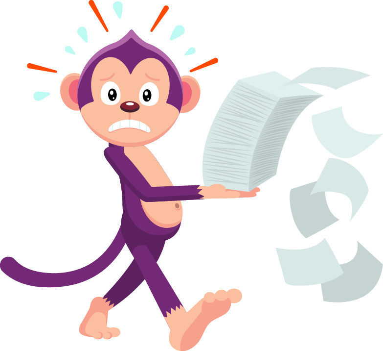 No More Carrying Paper Forms - Paper (783x716)