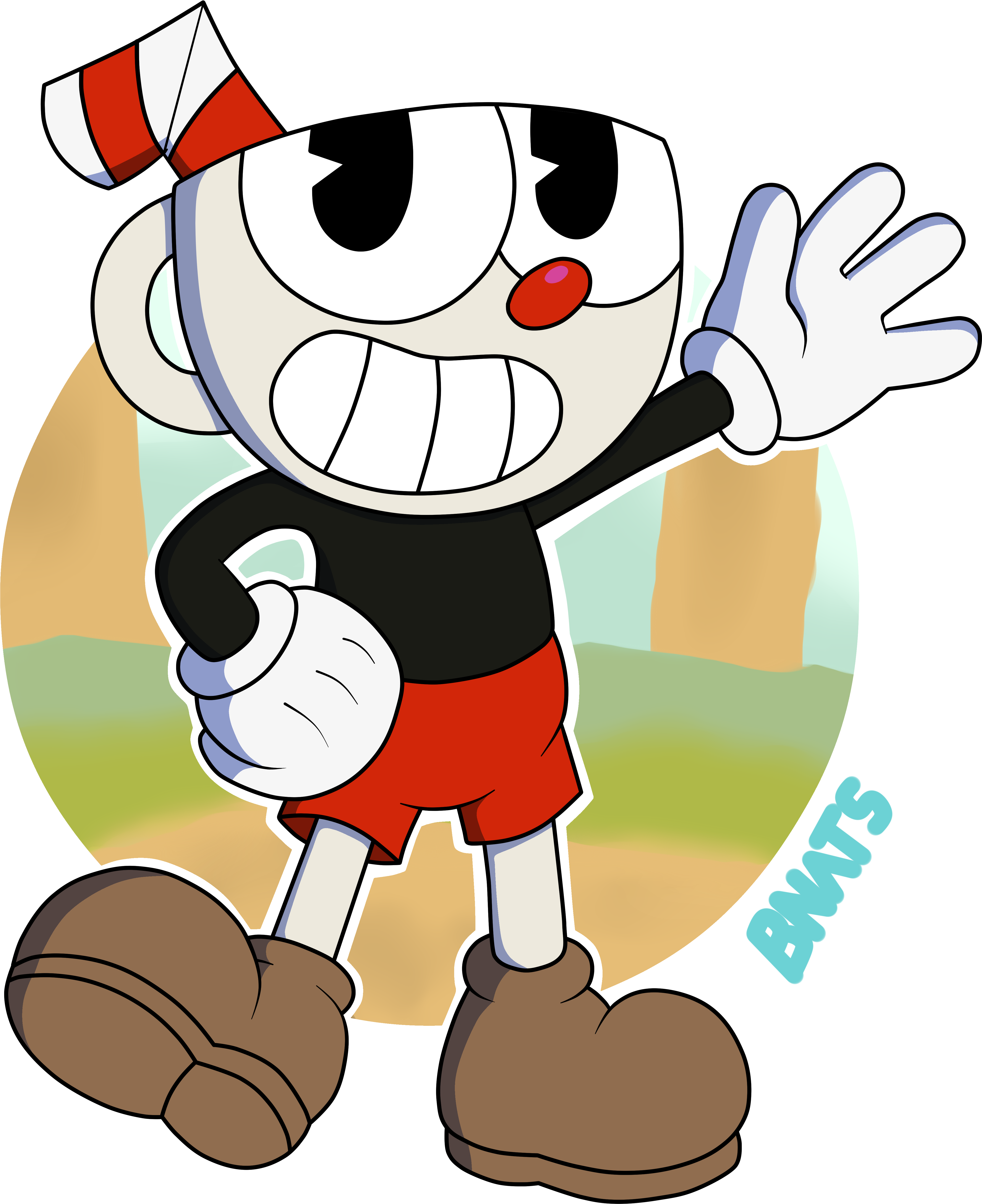 Cuphead By Batnats - Cuphead (5000x5787)
