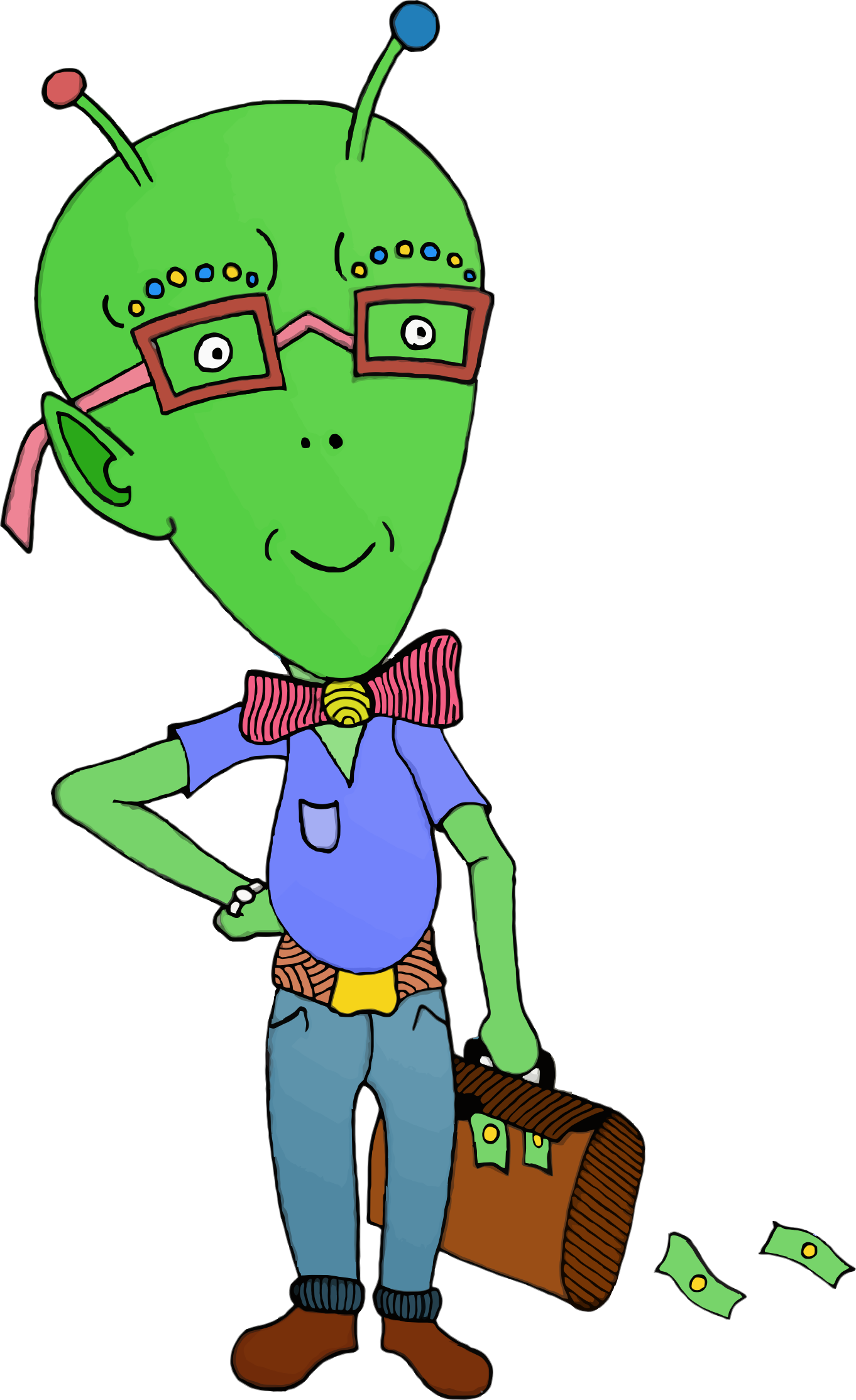 Big Image - Martian Clipart (1362x2228)