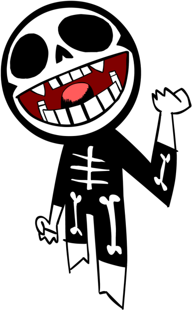 Gorillaz Skull Png (437x750)