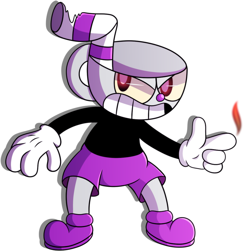 Cuphead By Galaxymcnugget - Drawing (858x931)