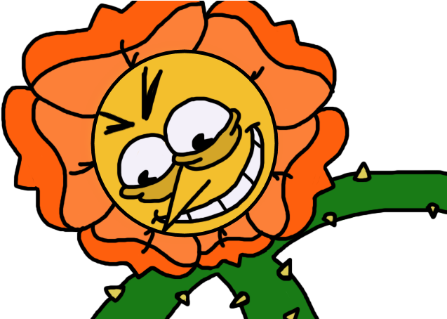 Why Did I Make This Cuphead Cagney Carnation Evil Patrick - Why Did I Make This Cuphead Cagney Carnation Evil Patrick (700x453)