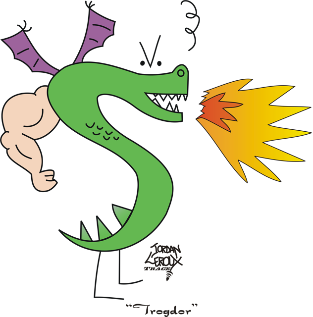 Permalink - Trogdor No Background (632x640)