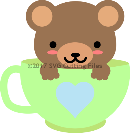 #pp-3258 Teacup Bear - Teddy Bear (450x459)