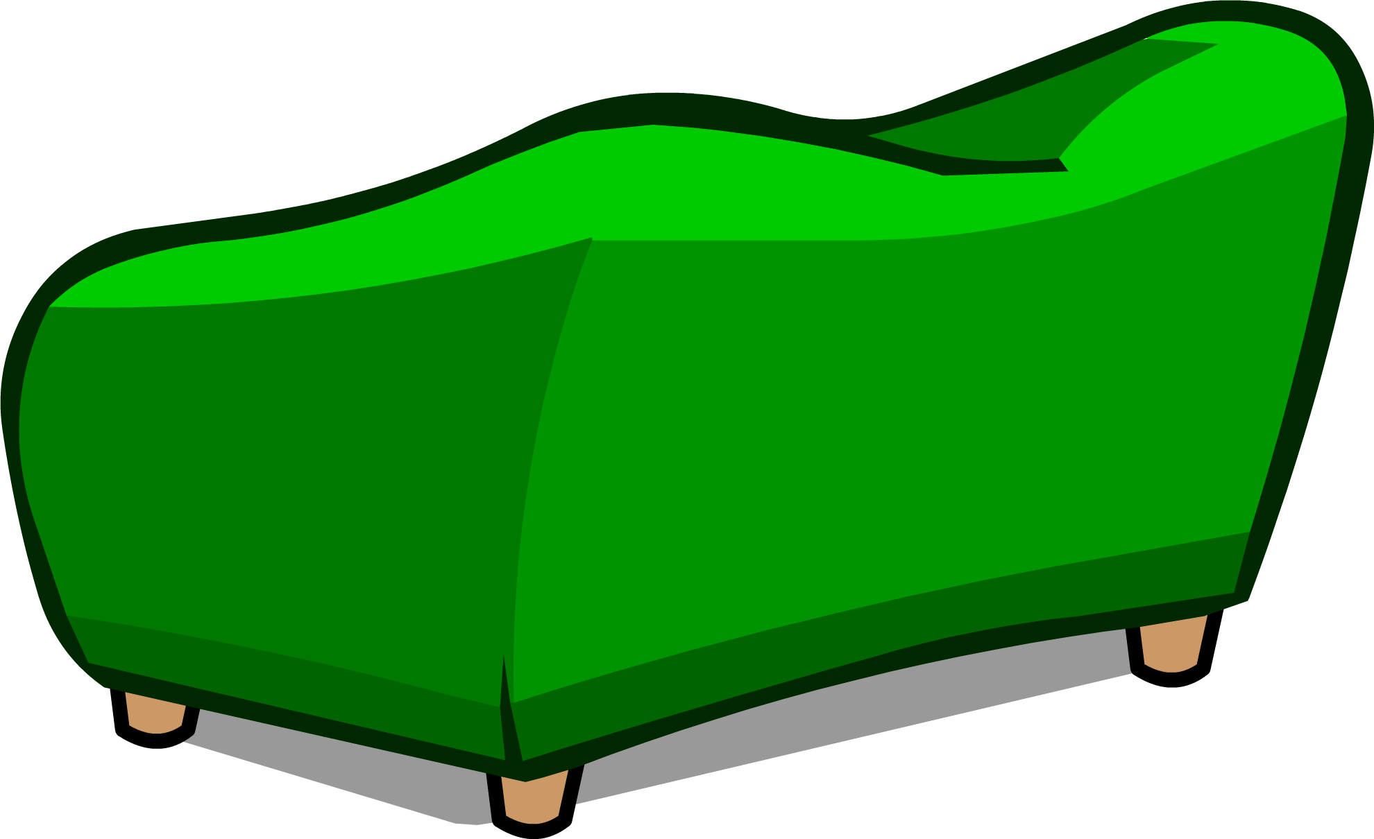 Green Couch Sprite 004 - Green (1980x1210)