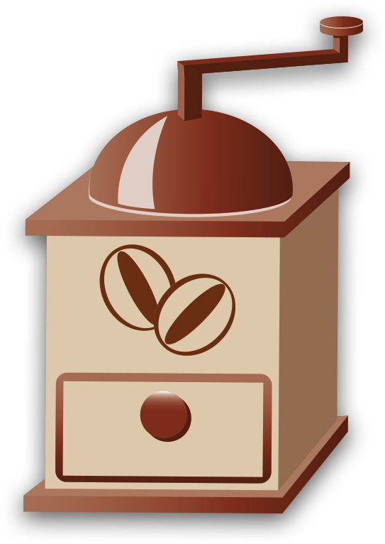 Coffee Grinder - Illustration (800x800)