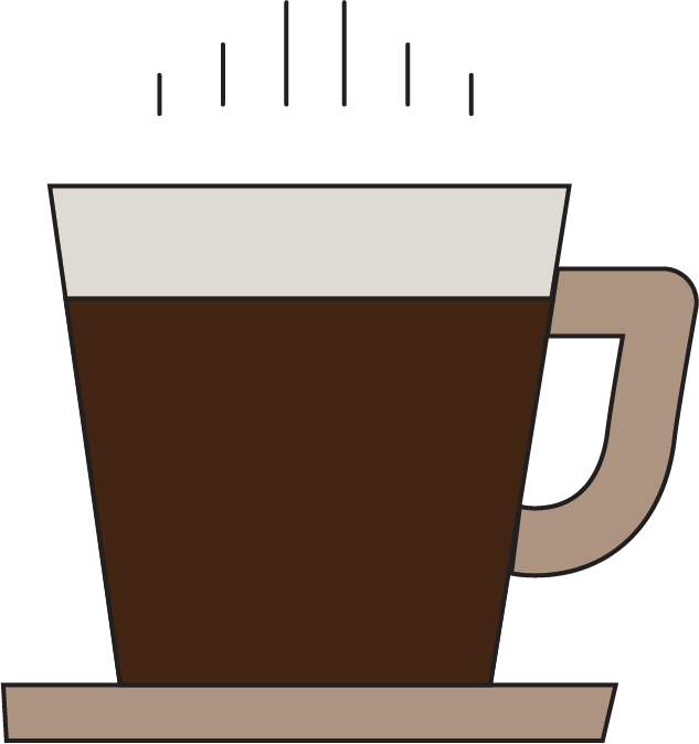 Coffee Cup Cafe Coffeemaker - Guinness (633x674)