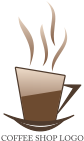Coffee Drink Logo Design Download - Cup (389x346)