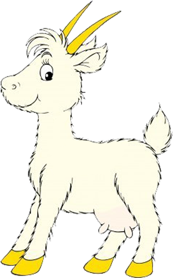 Clip Art - Goat (592x951)