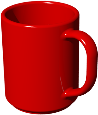 Cm Spec Mug - Red Mug Transparent Background (600x450)