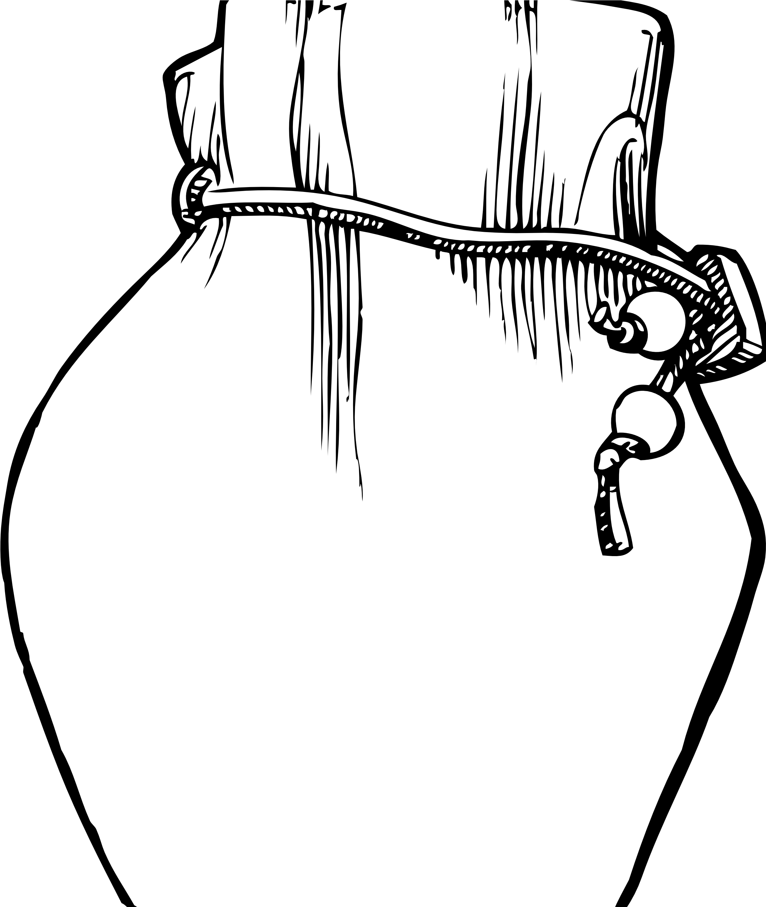 Clipart Lederbeutel (2555x3000)