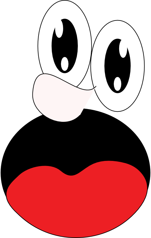 Scared Cartoon Face Png (512x803)
