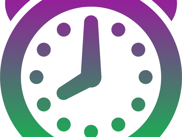 Clock Clipart Colourful - Circle (640x480)