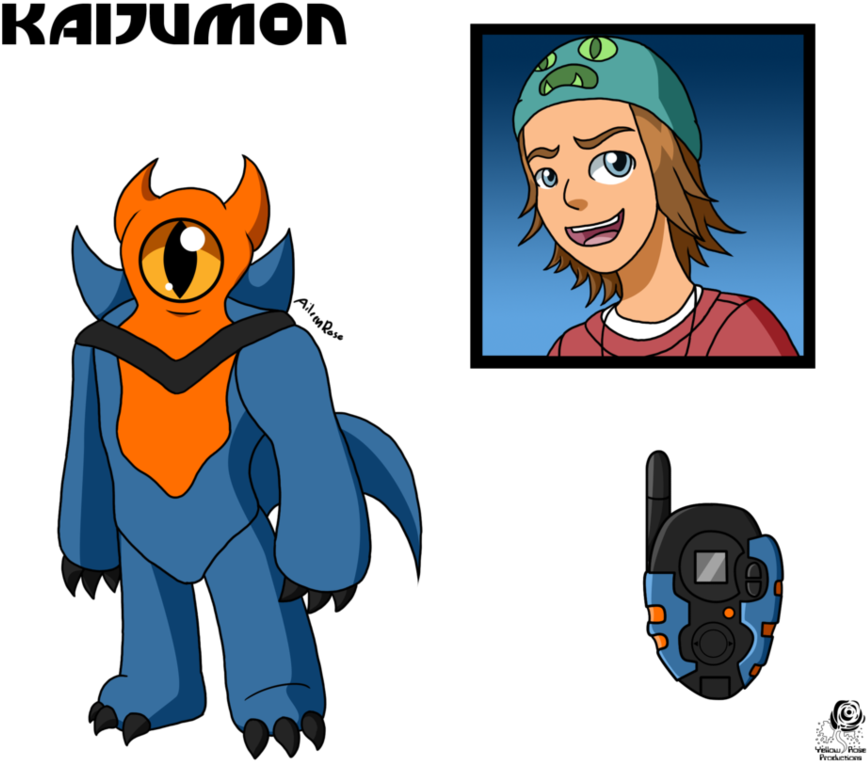 Digimon Hero - Drawing (964x829)