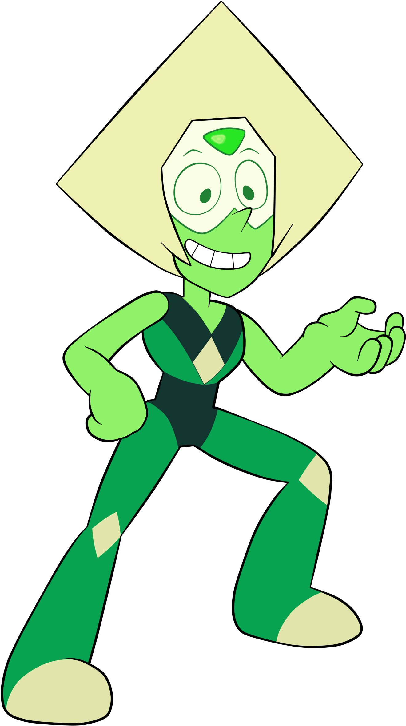 Peridot - Peridot Steven Universe Vector (1403x2430)