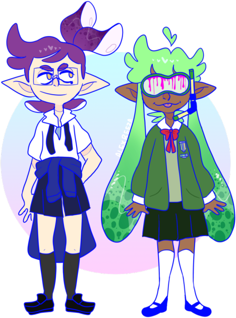 School Pals - Cartoon (500x647)