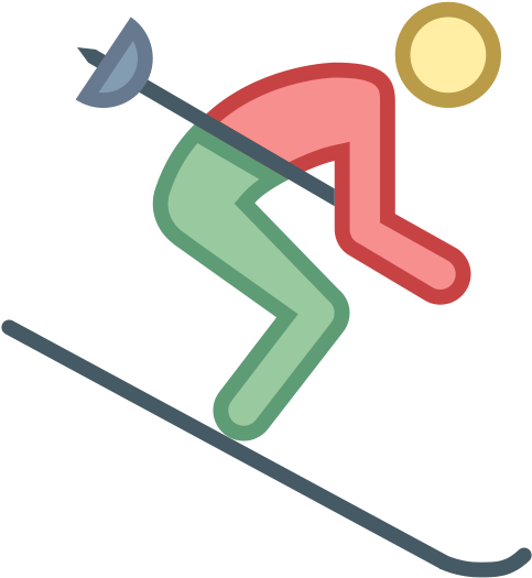 Skiing Png - Skiing (550x550)
