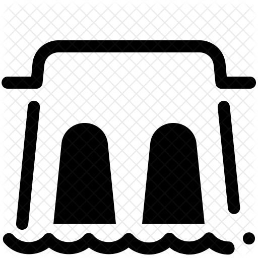 Water Dam Icon - Dam (512x512)