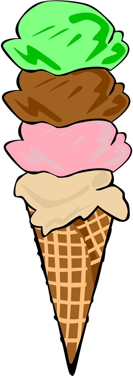 Ice Cream Cone Clip Art (640x1280)