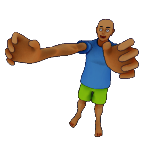 Forklift Man2 - Cartoon (525x487)
