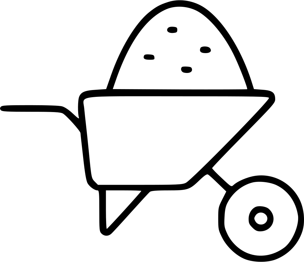 Png File - Wheelbarrow (980x844)